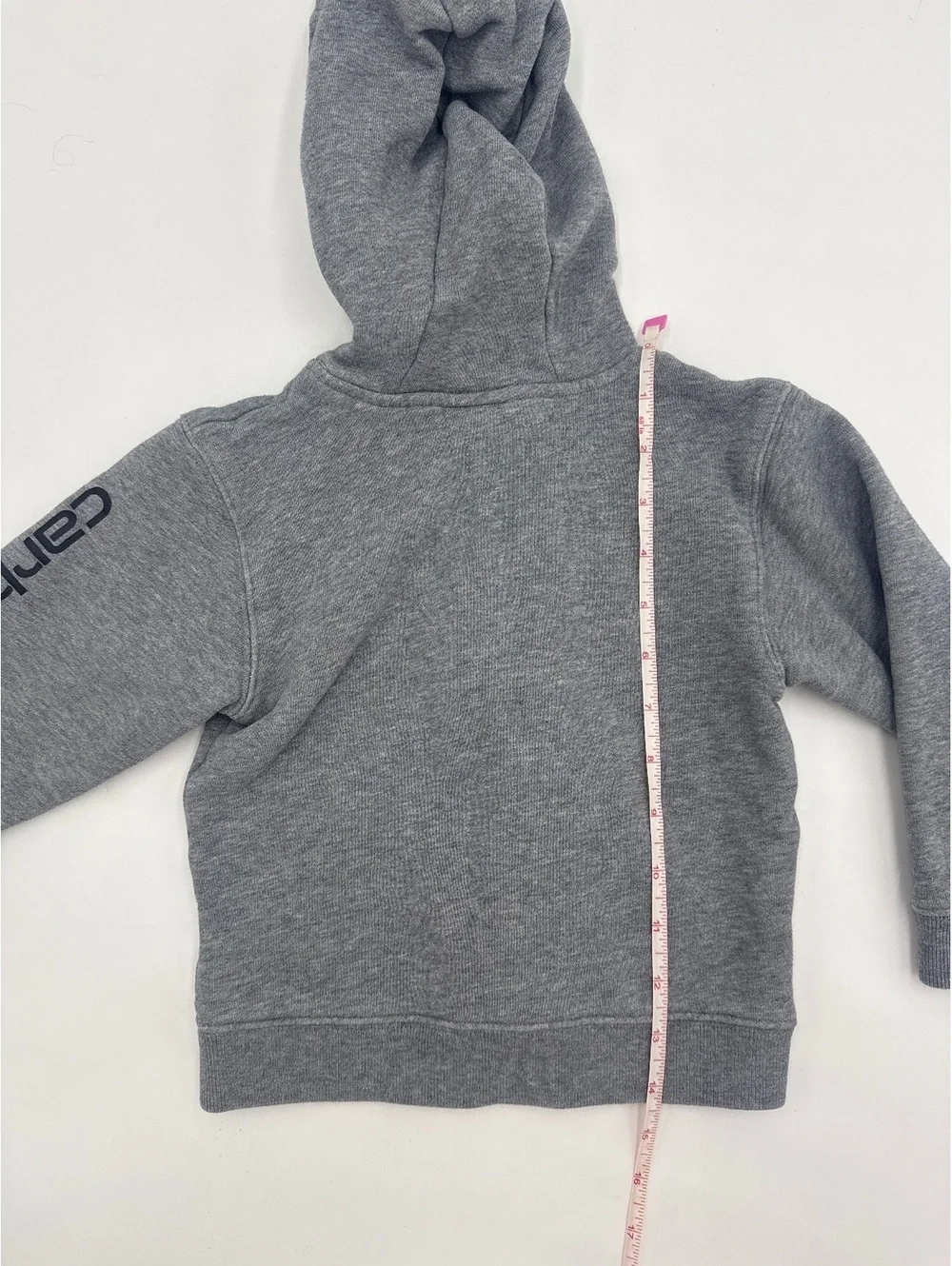 Carhartt Toddler 3T Gray Fleece-Lined Hoodie Sweatshirt